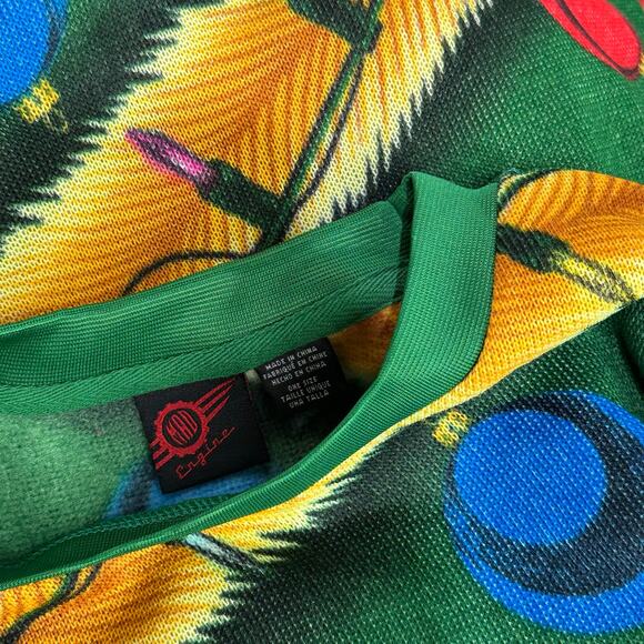 MAD Engine Yule Tie Double Sweater Funny Ugly Christmas Sweater One Size - Picture 7 of 7